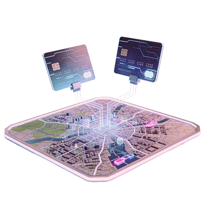 Digital Twin Cube Graphic