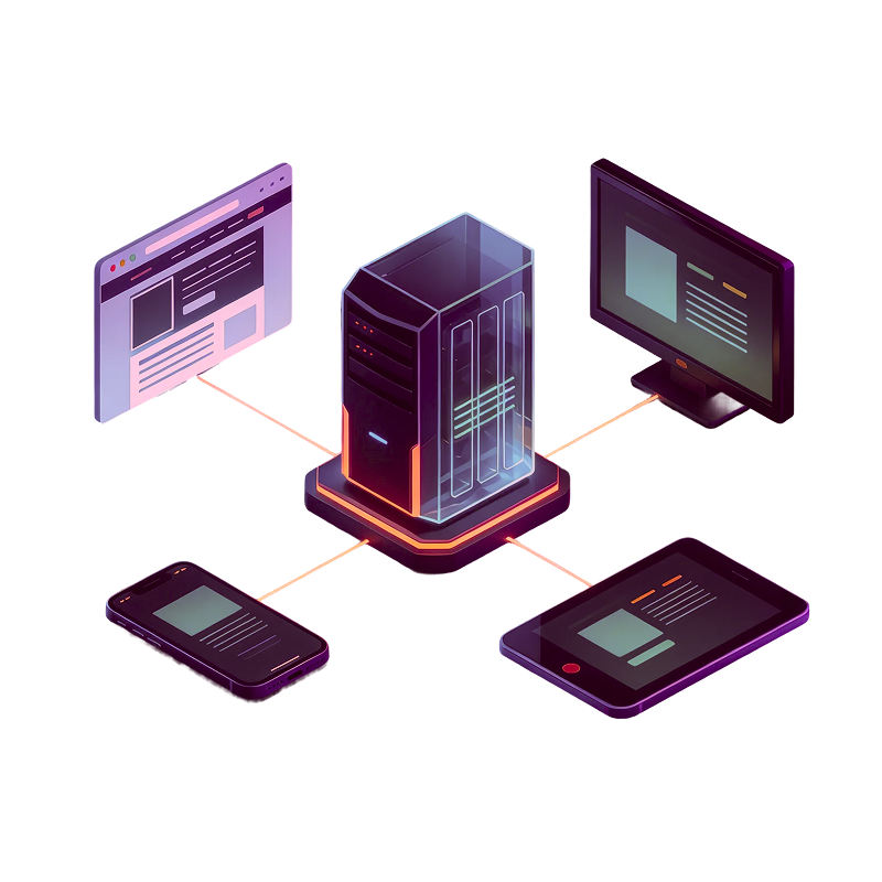 Technology Cube Graphic